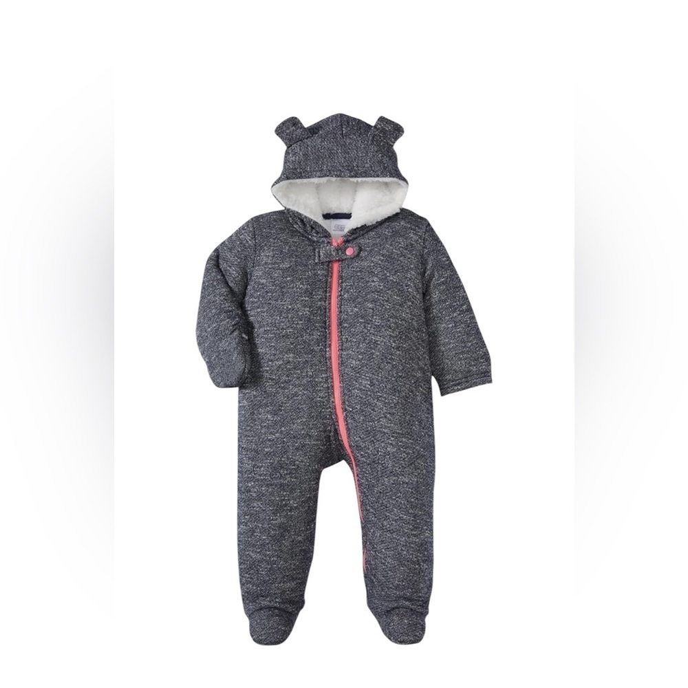 Egg by Susan Lazar Fleece Footed One Piece (Baby) SZ. 12 months (PINK)